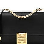Calfskin Small 4G Chain Shoulder Bag Black