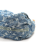 Monogram Denim Pleaty Blue