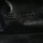Smooth Butter Calf The Pouch Oversized Clutch Black