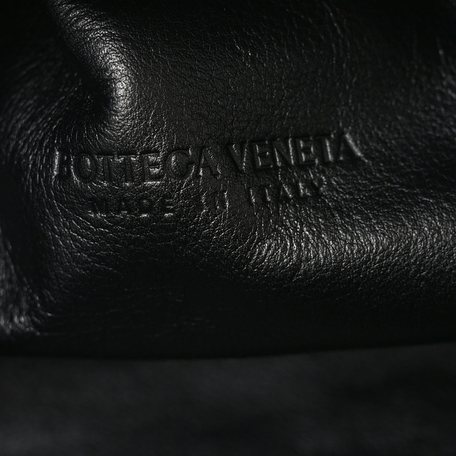 Smooth Butter Calf The Pouch Oversized Clutch Black