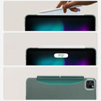SAHARA - Venture Series Tri-Fold Folio Case for Apple iPad Pro (M4) 11" 2024 - Cactus Green