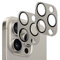 SAHARA - ZeroDamage HD Ultra-Clear Glass Camera Lens Protector (2-Pack) - iPhone 15 Pro and Pro Max
