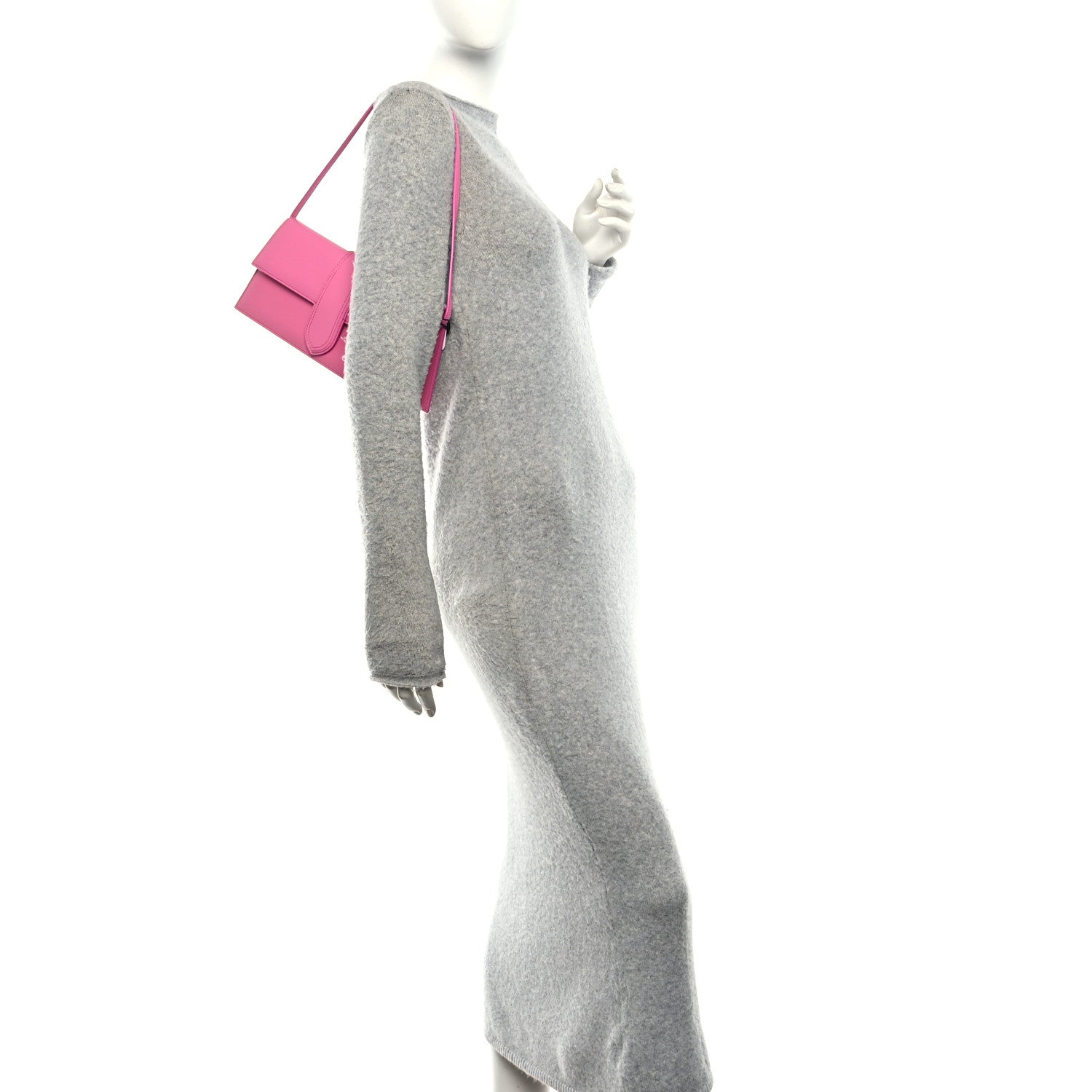 Smooth Calfskin Le Bambino Long Flap Pink
