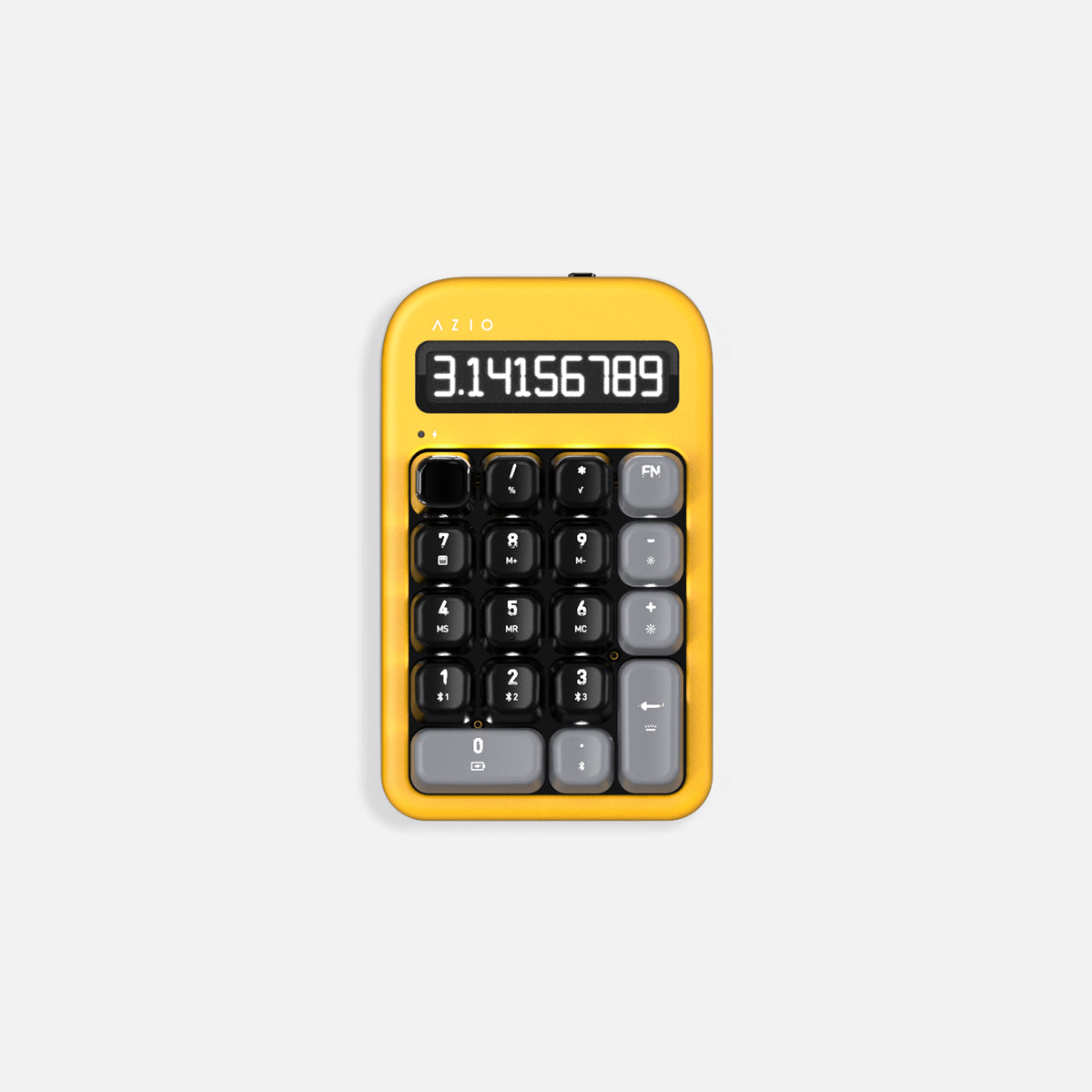 Azio IZO NumPad / Standalone Calculator (Red Switch), Golden Iris