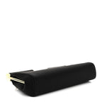 Satin Small Marlene Chain Clutch Black