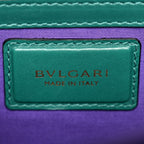 Calfskin Large Serpenti Forever Top Handle Emerald Green