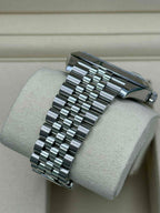 Rolex Steel Datejust 41  - Smooth Bezel - Green Ombré Dial - Jubilee Bracelet - 126300