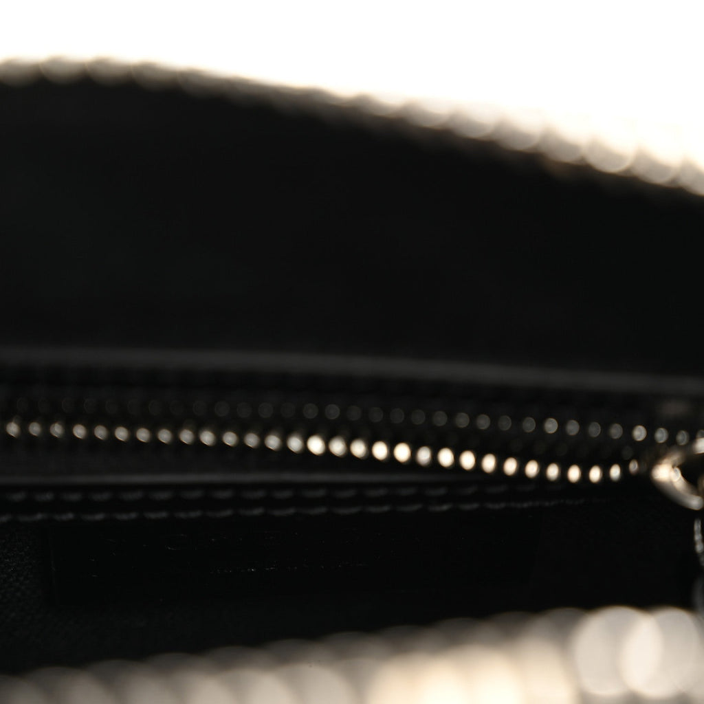 Shiny Lord Calfskin Mini Antigona Black