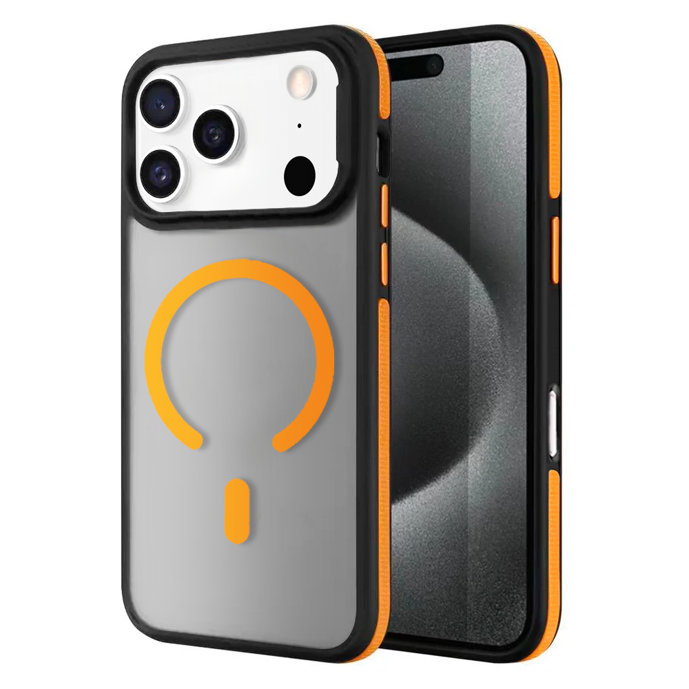Entronix [Magnetic] Case Compatible with iPhone 17 Pro Max - Translucent Matte Back w/ Rugged Edges
