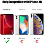 Entronix [Magnetic] Case Compatible with iPhone XR - [Hard Back] Thick Clear