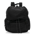 Nylon Saddle Backpack Black