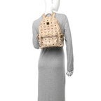 Visetos Small Side Stud Stark Backpack Beige