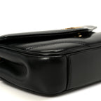 Lambskin Chevron Quilted Mini Loulou Black