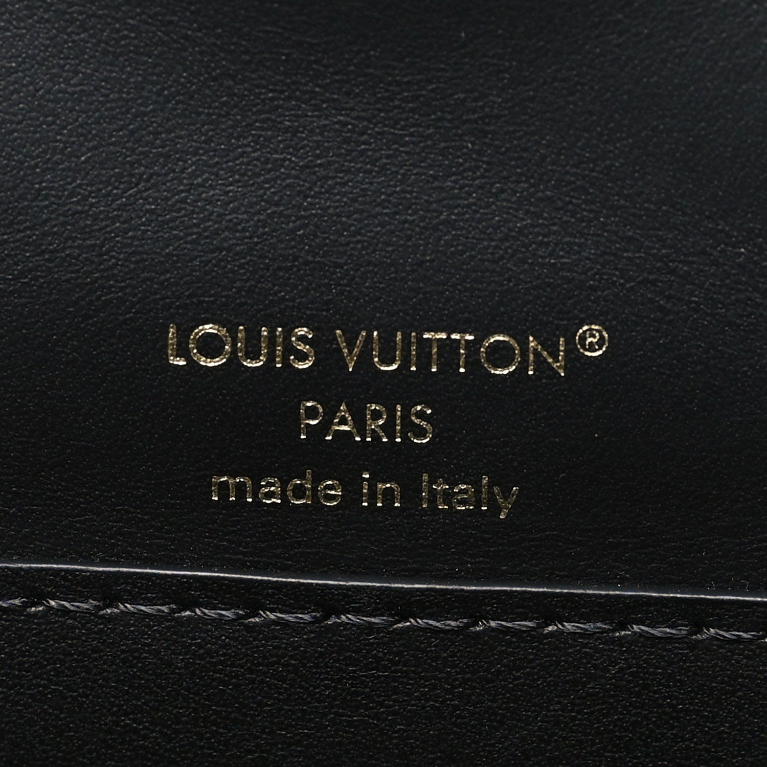 Lambskin Malletage Wallet On Chain GO-14 Black