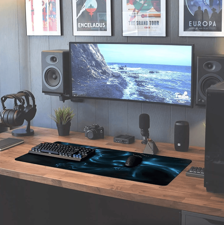 Extended Gaming Mouse Pad Desk Keyboard Mat Large Size 800MM X 300MM 31x12 - Anime