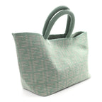 Cashmere Knit FF Large Shopper Tote Verde Islanda