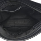 GG Monogram Web Flat Messenger Bag Black