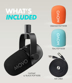 Movo CastMic Dynamic XLR Microphone