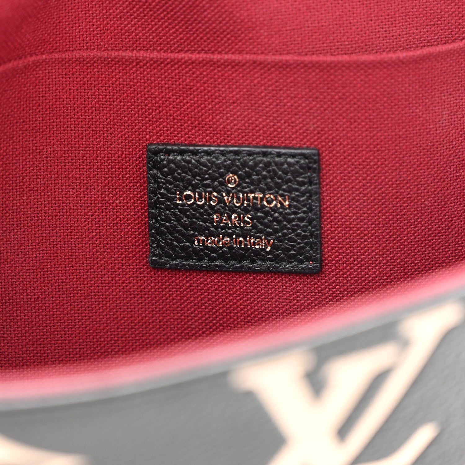 Empreinte Monogram Giant Felicie Pochette Black Beige