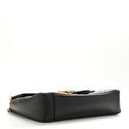 Calfskin Matelasse Medium GG Marmont Shoulder Bag Black