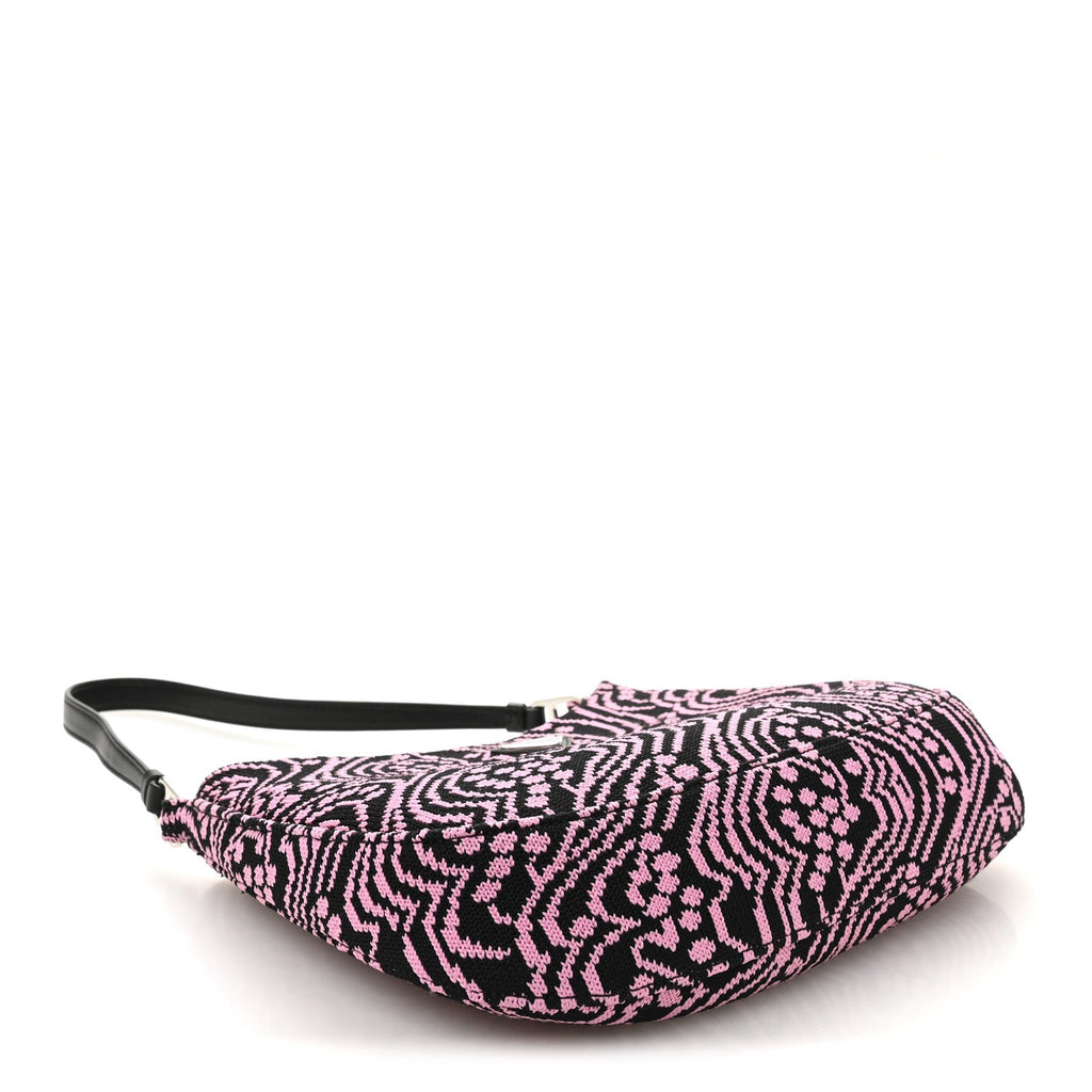 Maglia Jacquard Cleo Shoulder Bag Black Rosa