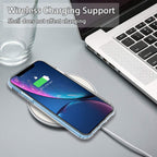 Entronix Case Compatible with iPhone XR - [Hard Back] Glitter Clear