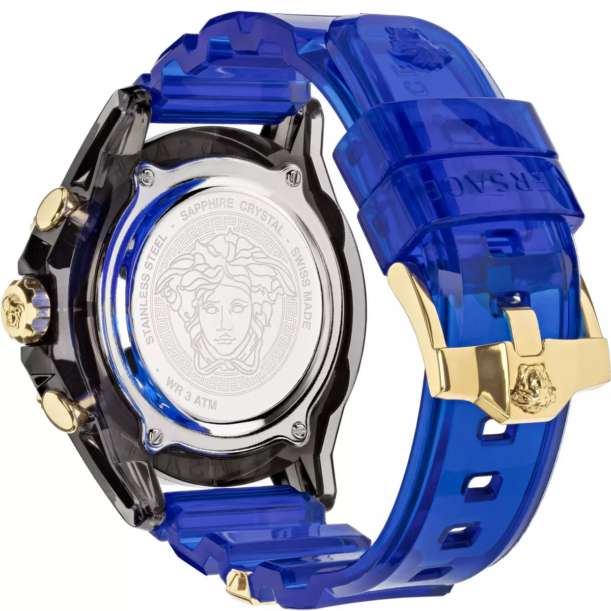Versace Icon Active Chronograph Men's Blue Black Watch