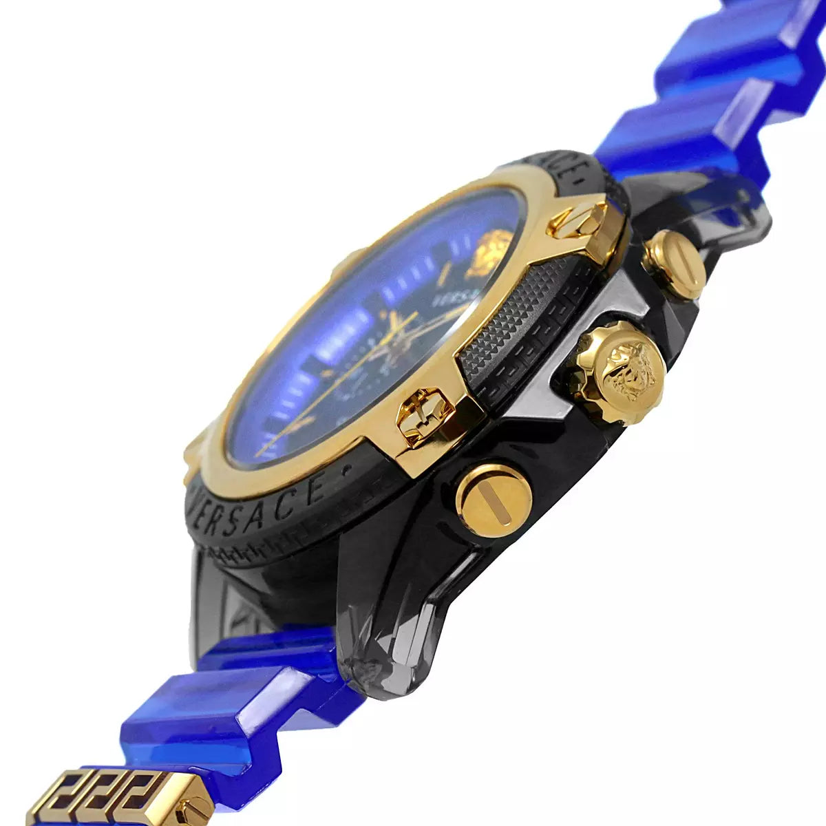 Versace Icon Active Chronograph Men's Blue Black Watch