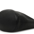 Pebbled Sport Calfskin Medium Lotus Tote Black