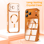 Entronix Bundle Compatible with iPhone 17 Pro Max - [Magnetic] Luxury Glossy Case & 2 Clear Screen Protectors