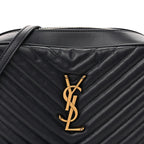 Calfskin Matelasse Monogram Lou Camera Bag Deep Marine