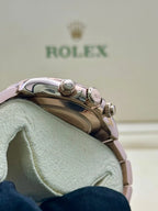 Rolex Everose Gold Cosmograph Daytona 40 Watch - Chocolate and Black Index Dial - 116505 chocbki