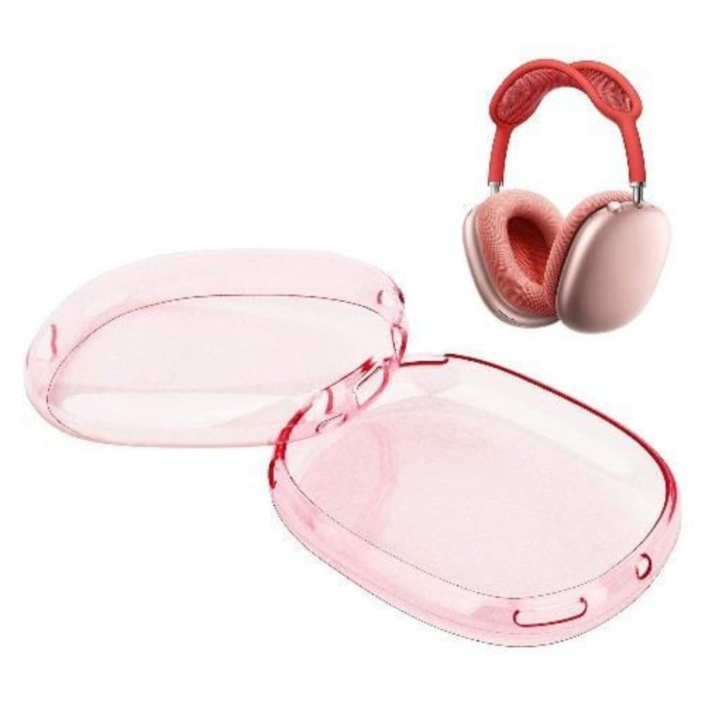 SAHARA - Hybrid Flex Case for Apple AirPods Max - Transparent Pink