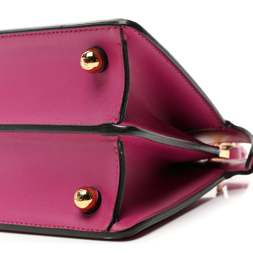 Shiny Nappa Petite Peekaboo I SEE U Satchel Ciclamino Pilar
