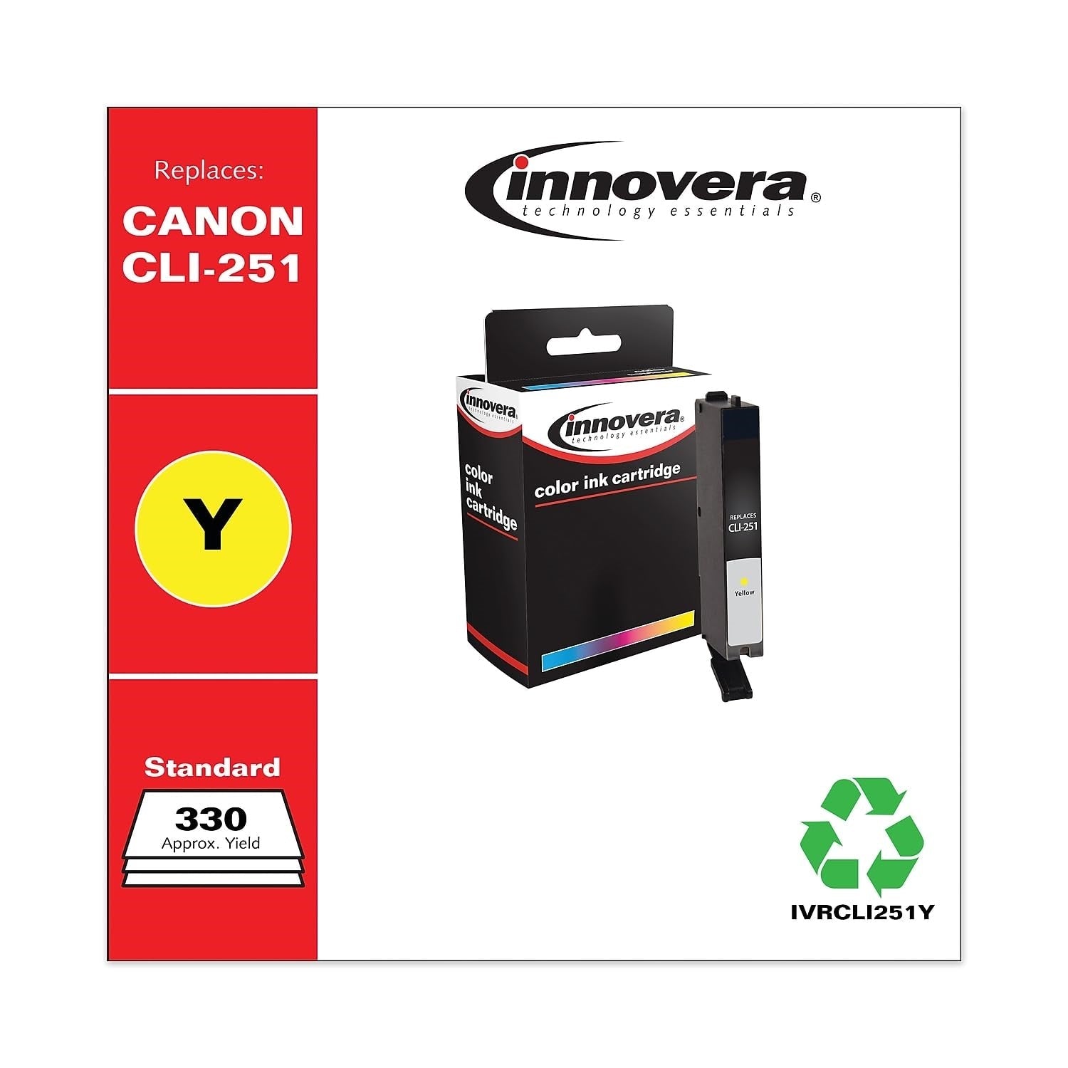 Remanufactured Yellow Ink For