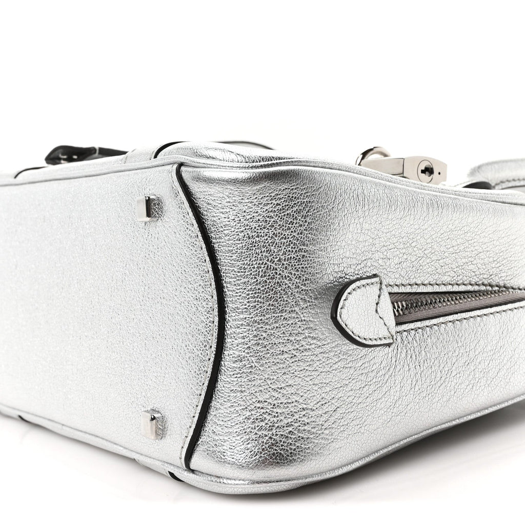 Metallic Chevre Mignon BB Silver
