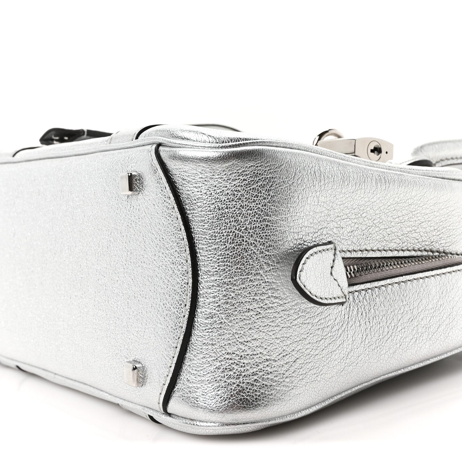 Metallic Chevre Mignon BB Silver