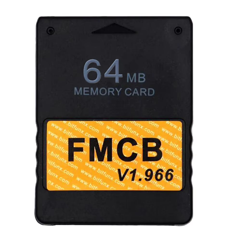 Free McBoot V1.966 Memory Card for All PS2 Consoles - Sony PS2 FMCB Game Saver (64MB)