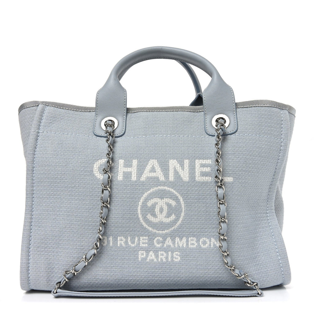 Mixed Fibers Small Deauville Tote Light Blue