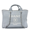 Mixed Fibers Small Deauville Tote Light Blue