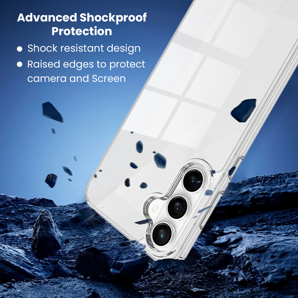 Entronix Case Compatible with Galaxy S26 Plus - [Hard Back] Clear Cover