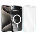 Entronix Bundle Compatible with iPhone 17 Air - [Magnetic] Clear Case & 2 Clear Screen Protectors