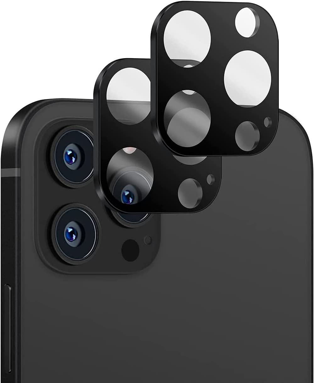 SAHARA - ZeroDamage HD Flexible Glass Camera Lens Protector (2-Pack) - iPhone 14 Pro and Pro Max