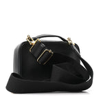Calfskin Monogram Embossed Utility Crossbody Black