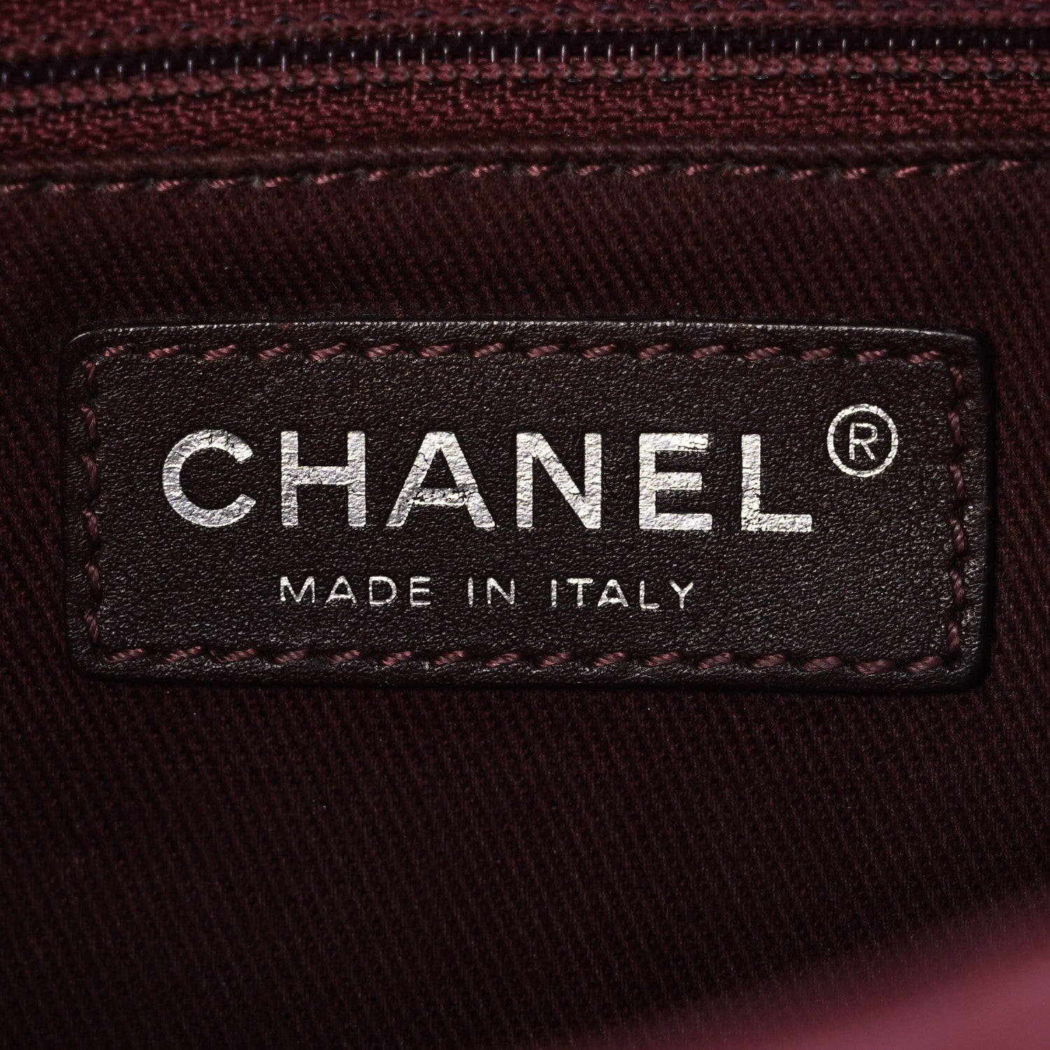 Lambskin Quilted Medium Tri-Color Flap Burgundy Dark Pink