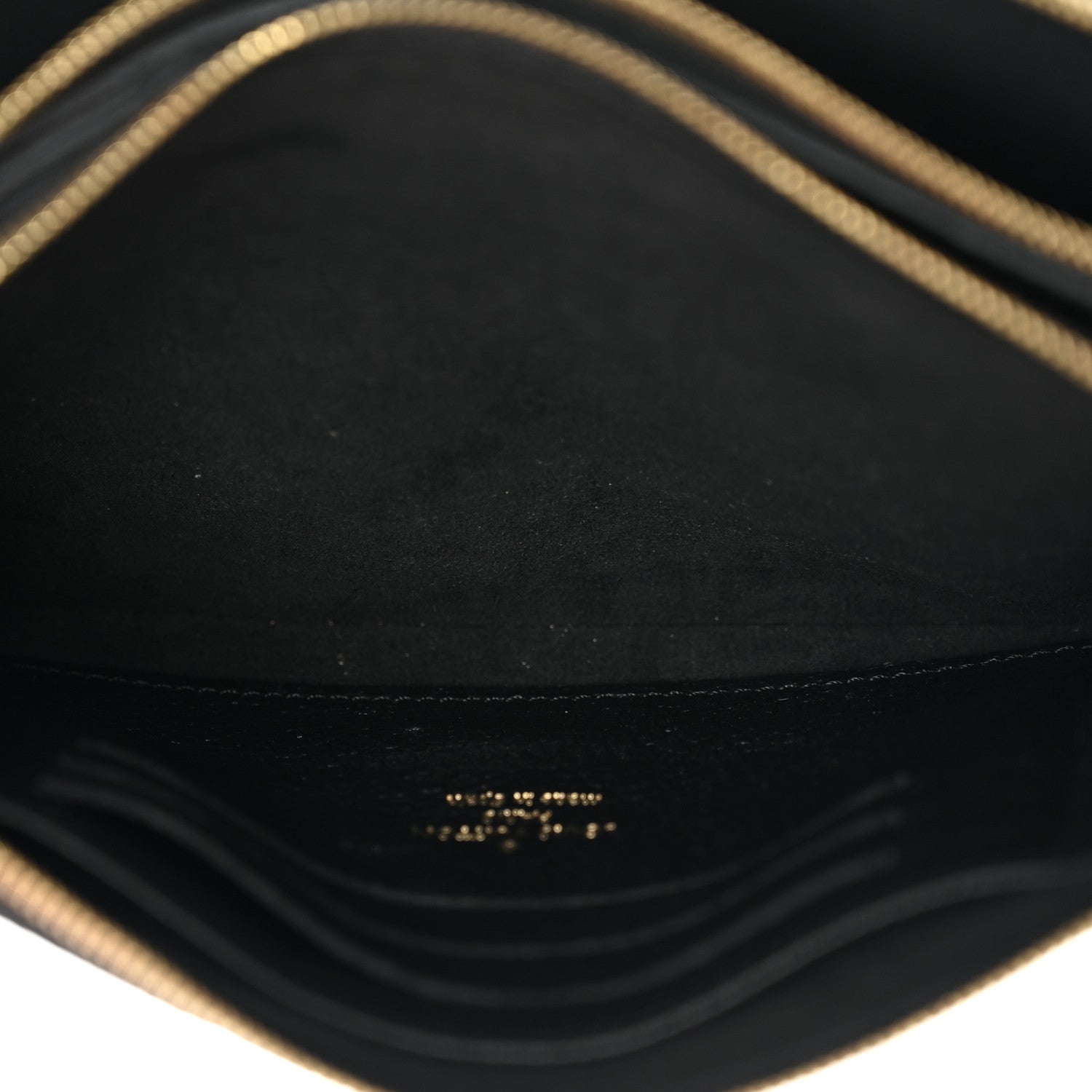 Empreinte Double Zip Pochette Black