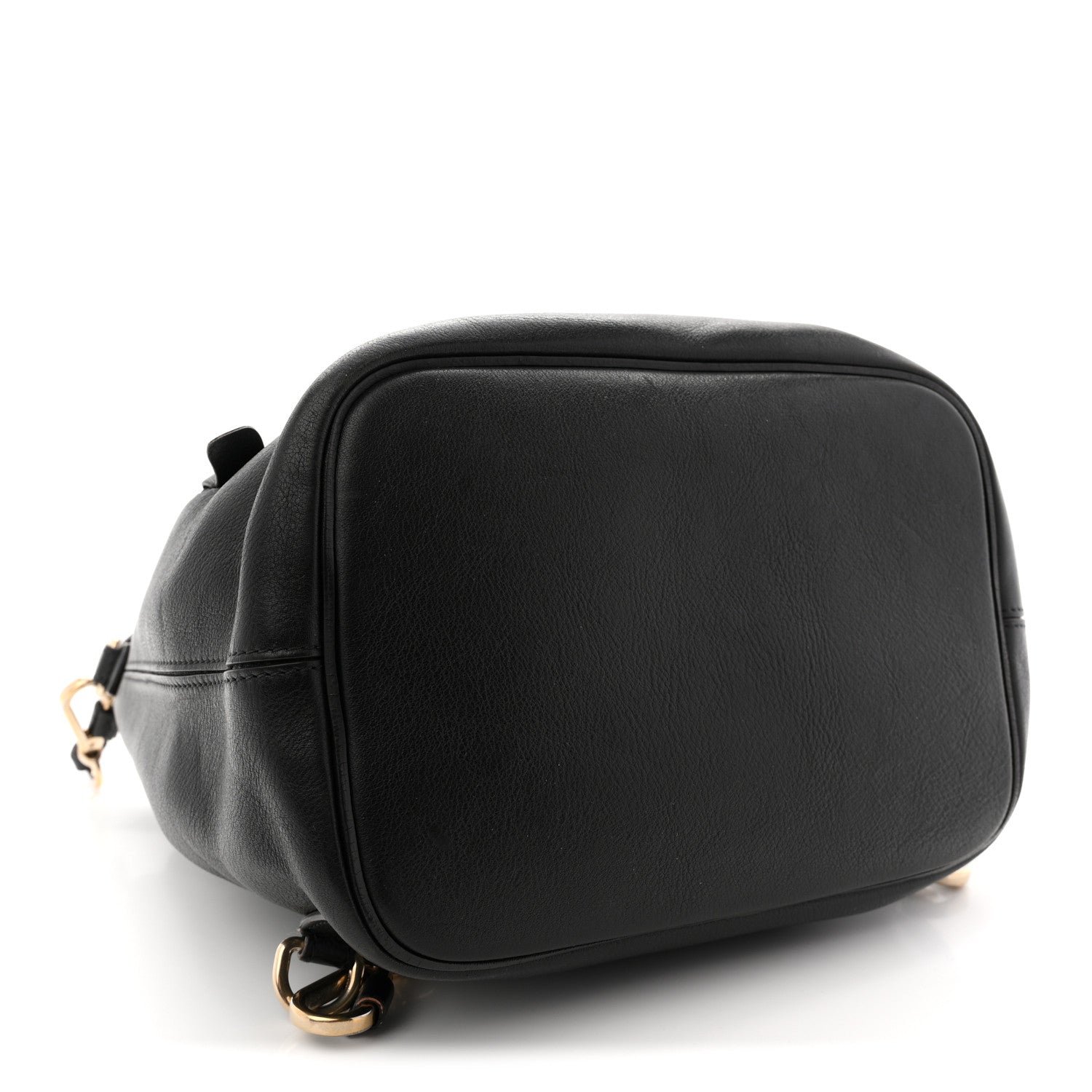 Suede Calfskin Medium Faye Backpack Black