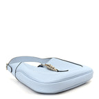 Grained Calfskin Web Medium Jackie 1961 Hobo Light Blue