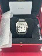 Cartier Santos De Cartier WSSA0018 White Dial Large
