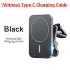 30W Magnetic Wireless Chargers Car Air Vent Stand Phone Holder Mini QI Fast Charging Station For iPhone 12 13 14 Pro Max macsafe -No Cable